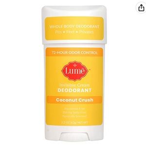 Brand New Lume Deodorant Cream Stick - for Underarms and Private Parts!